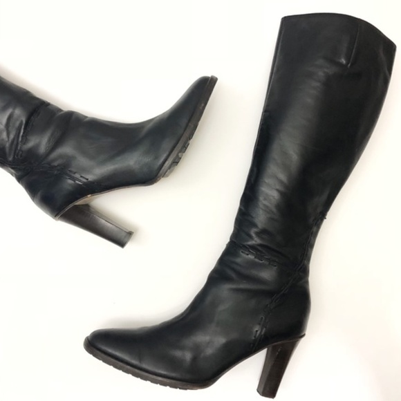 J. Crew Shoes - J Crew Italian Leather Knee High Heeled Boots